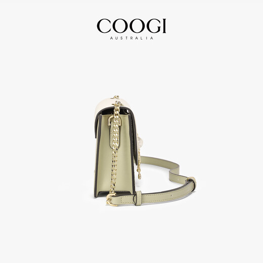 COOGI包包女款轻奢品牌女士单肩包女斜挎包女情人节生日礼物送女友老婆 抹茶绿