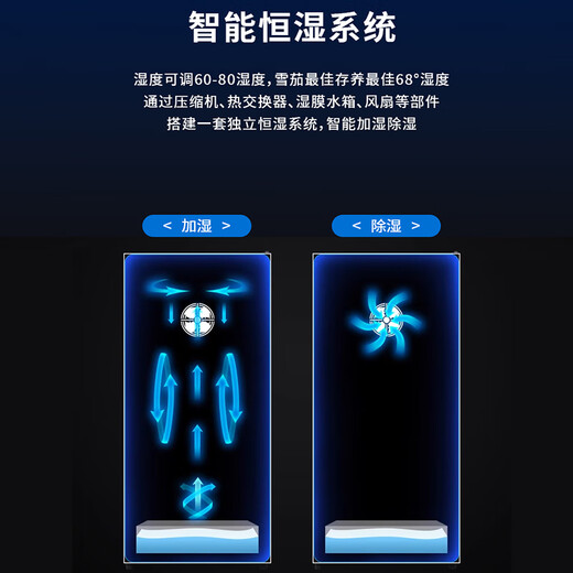 WINDELN Wendel Cigar Cabinet Compressor Constant Temperature and Humidity Cedar Wood WIFI Ammonia Removal Home Mini Humidifier Cabinet All-in-One Cabinet Compressor Constant Temperature and Humidity WiFi-48L