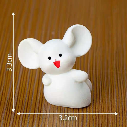 Gelun's twelve zodiac signs creative micro-landscape cartoon ornaments simulated animals tiger snake monkey horse sheep pig children's small dolls cute twelve zodiac signs 12-piece combination pack