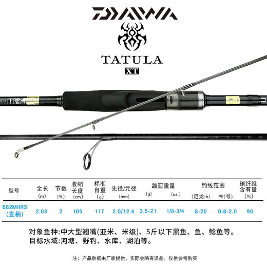 DAIWA 26 new TATULA spider rod bass rod