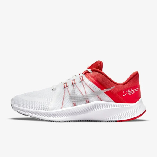 Nike (Nike) zapatos para hombres Zapatos para hombres 2025 zapatos deportivos de verano corre Swift 3 Mesh Road Professional Choque absorbente zapatos casuales Da1105-100 Rojo blanco 41