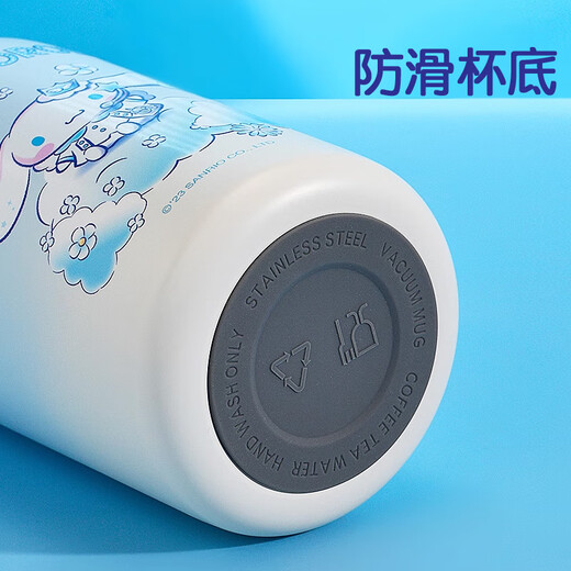 
HELLO KITTY Children's Thermos Cup for Girls with Straw Drinking Directly 316 Stainless Steel Primary School Students to School KT-6627 Kulomi Purple 600ml