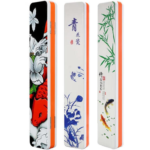 Zailu three-layer four-sided multi-functional float box three-in-one large-capacity line box main line set fish float box fishhook storage box three layers - 45 cm - red carp