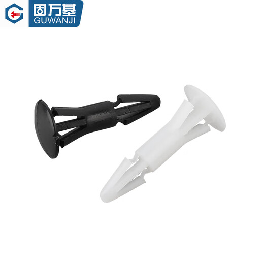 Guwanji flat bottom isolation column PC board isolation column plastic rivet spacer column plastic buckle support column buckle type padding column RC white RC-3 (100 pieces)