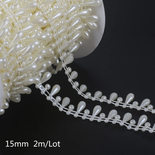 OSRO ABS imitation pearl chain pearl chain bead wedding chain necklace handmade accessories diy jewelry material 8mm round pearl chain about 4 meters/pack