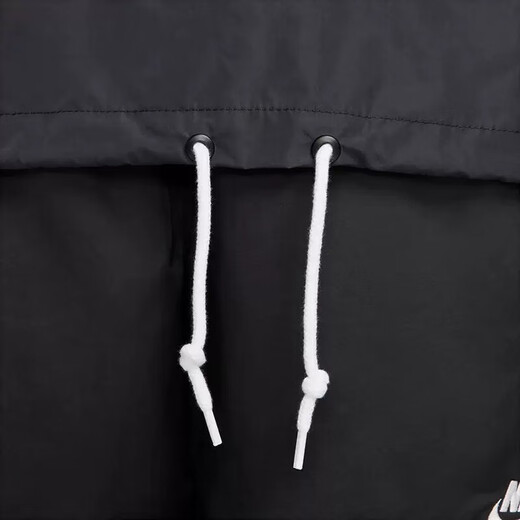 耐克（NIKE）男装外套夏季新款宽松梭织运动刺绣舒适半拉链卫衣夹克FN3893-480 FN3893-010黑色 2XL