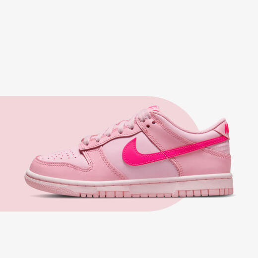 耐克（NIKE）Dunk Low GS粉色 大童/女款 潮流复古低帮休闲板鞋 DH9765-600 36.5