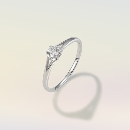 Saturday blessing 18k gold diamond ring female vows love proposal diamond ring KGDB021074 about 8 minutes 15th birthday gift