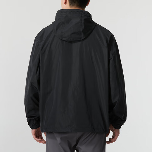 Nike (Nike) Sweatshirt Herren Frühling 2025 Outdoor Fitness Training gewebte Kapuze mit Kapuzen mit Zipper Freizeit bequemer Pullover Sportswear FN3893-010/Schwarz L.
