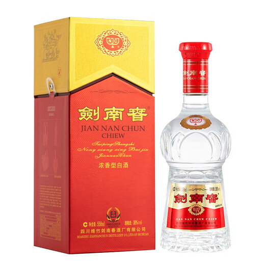 Jian Nanchun Crystal Sword 38 Grad 558 ml Einflaschen reichhaltiges Flüssigkeitsflüssigkeit Low-Level-Kristallschwert