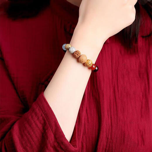 Eighteen seeds bracelet Duobao Bodhi seed bracelet imitation 18 seeds new student gift for men and women Duobao eighteen seeds bracelet