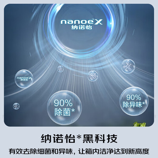 Panasonic's new subsidy White Moonlight 2.0 French-style multi-door refrigerator 515 liters household 60cm ultra-thin zero-embedded automatic ice making first-level energy efficiency NR-ED52APB-W White Moonlight 2.0 | Nanoyi sterilization