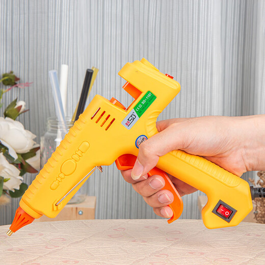 Wen Yijia customized 200W high-power hot melt glue gun brand industrial-grade assembly line fast melting high-temperature sol stick gun glue gun + viscosity-increasing transparent stick *10 items