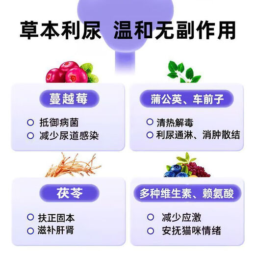 LIGERN cat urinary cat food improves urinary tract stones, mood, soothes frequent urination, hematuria, infection, non-food 5Jin Jin equals 0.5kg 1 bag, adult cat urinary function food herbal formula, removes stones, helps gastrointestinal absorption