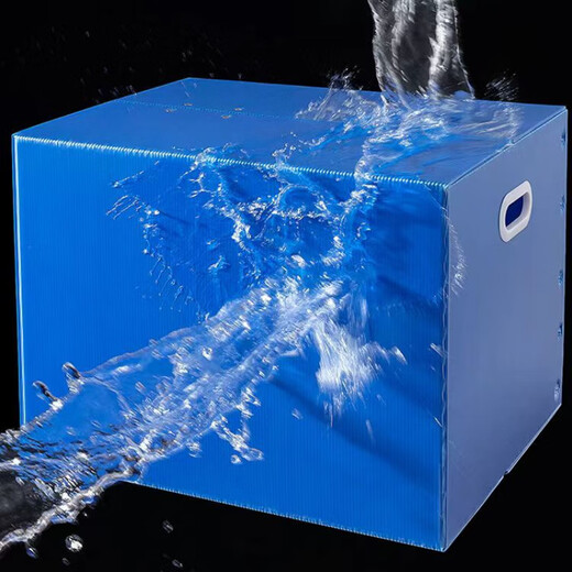 Dedicated mailing and moving storage waterproof and moisture-proof large box, gray buckle 1 pack + with Velcro, waterproof and moisture-proof 60*40*50CM