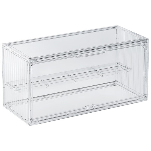 OMANTI double-layered figure storage box magnetic acrylic dust-proof Bubble Mart doll Brooke blind box storage display stand double-layer fully transparent figure display box