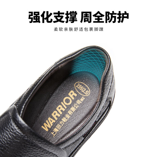 Pull-back leather shoes for men 2025 spring lightweight slip-on work shoes comfortable non-slip thick-soled casual shoes for men black 41