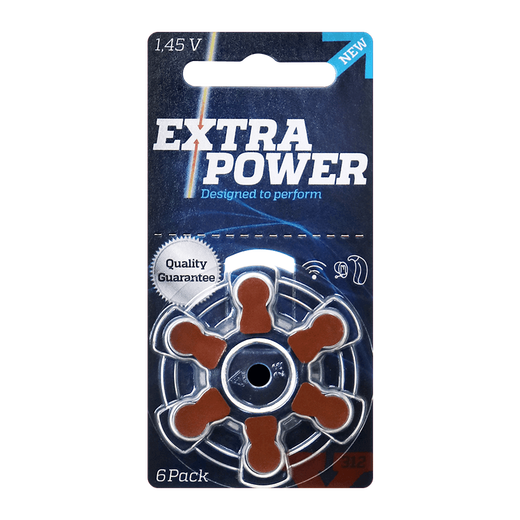 XIWANBO Hörgerätezubehör Spezielle Batterie A13 Zink Air A10 Taste Elektronik A312 Original A675 Siemens Extra Power 312 [5 Teller 30 Teile]