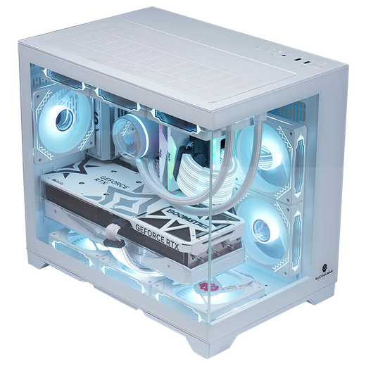 ASUS i5 14600K/U7 265K/AMD Ryzen 7800X3D/9800X3D cardless barebone system over-machine assembly computer DIY white desktop complete machine AI game console i5 14600K+ card-less over-machine configuration one