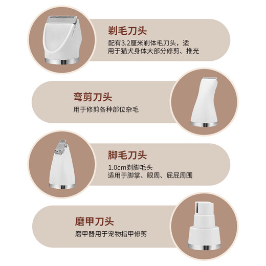 Gaboran pet electric clipper cat and dog shaver Teddy hair clipper high-power shaver foot hair clipper hair clipper hair clipper