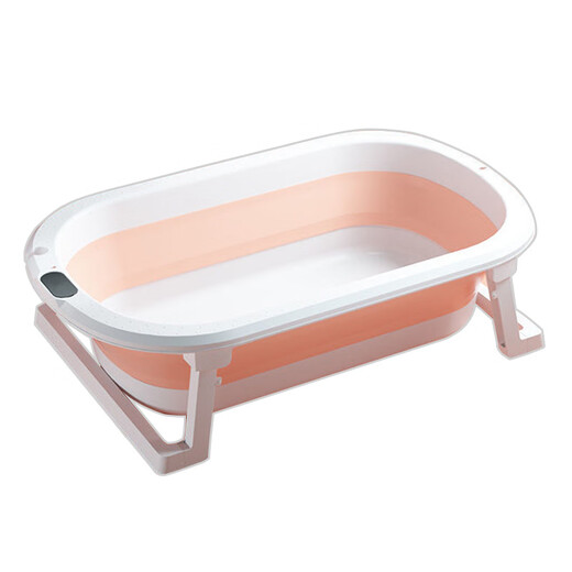Pet dog cat bath basin cat Teddy special bath basin bathtub puppy bath bucket cat basin foldable rose powder 25 Jin Jin equal to 0.5 kg, with drain outlet and bracket inside