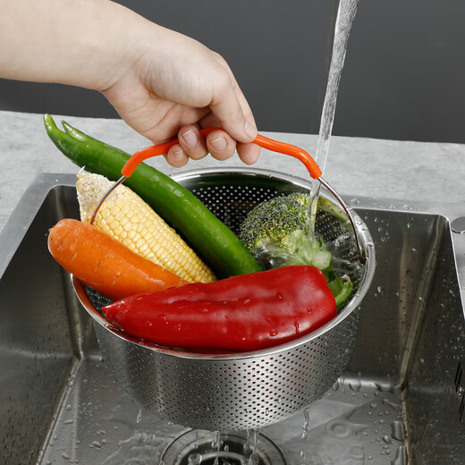 FANCYCHIC 15,000 stainless steel steamer rice cooker rice soup separation steaming rice artifact steaming rice steaming grid steaming rack draining rice rice steamer 1.5L suitable for 1-2 people