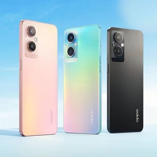 OPPOA96 5G-Mobiltelefon mit Dual-SIM-Karte und Dual-Standby, Snapdragon 695-Prozessor, 6,43-Zoll-Ultra-Clear-Großbildschirm, 4500-mAh-Akku, 33 W ultraschnelles Schnellladen, von Studenten bevorzugtes Backup, A96 Black Face Unlock, 8 GB + 128 GB, Paket 2