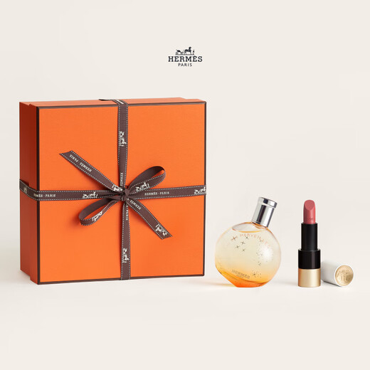 Hermes (HERMES) Orange Color Lipstick Perfume Gift Box Perfume Women 30ml + Satin 21 New Year Gift Birthday Gift for Girlfriend