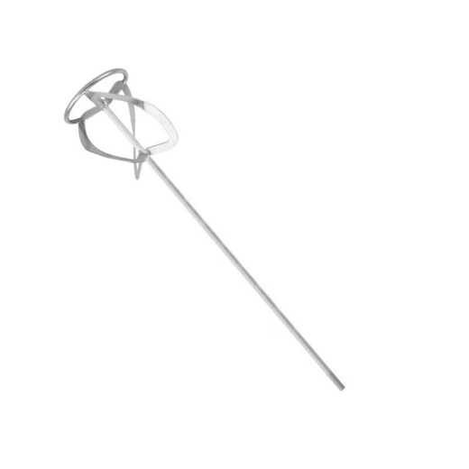 Beijing Times 304 stainless steel solid mixing rod mixing rod double mountain electric drill electric hammer hammer rod rhinestone spiral mixer 304 stainless steel 3S type 60 cm-M14