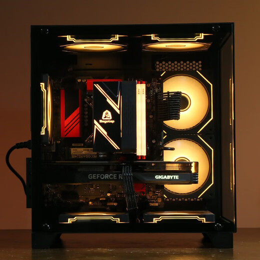 Gigabyte 5060Ti 16G large video memory/RX9060XT triple fan 7650GRE+AMD Ryzen 5 9600X e-sports game live broadcast design sea view room DIY desktop computer host six R5 9600X丨5060Ti 16G