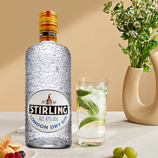 萨格利 金酒 47伦敦干GIN酒 杜松子酒 调酒基酒进口 700ml*2瓶