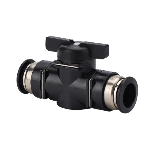 Pneumatic joint trachea quick joint ball valve switch valve BUC hand valve throttle valve BUC-4 -6 -8 -10 black BUC-8
