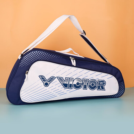Nouveau sac de badminton de VICTOR, sac à main multifonction, sac à bandoulière, sac de raquette de badminton de la série de base de 3 paquets BR2103 Sac de raquette de 3 paquets BR2103/B pierre bleue