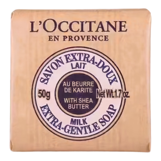 L'Occitane Shea Butter Cleansing Soap Moisturizing Cleansing and Toning 50g on clearance