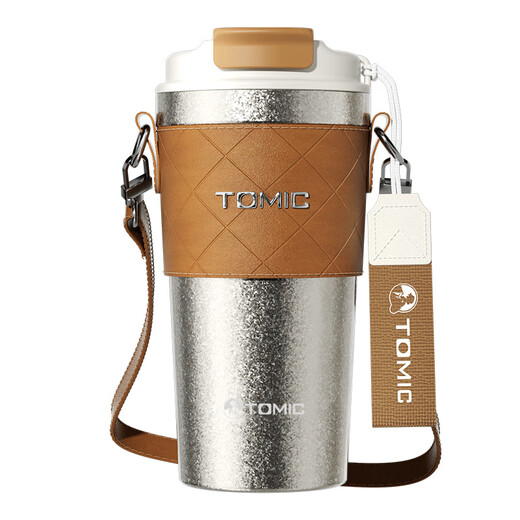 TOMIC Pure Titanium Cup Women's Insulated Coffee Cup Portable Large Capacity Water Cup with Lid Holiday Practical Double Eleven Gift