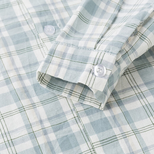 Dudujia Children's Autumn Plaid Shirt Suit Boys Lapel Jacket Knitted Vest Baby Cotton Pants Casual Jacket Blue 100