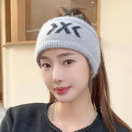 Yumu Juxin autumn and winter men and women warm headband running hat headband sports ear protection cold headband forehead protection running headband black