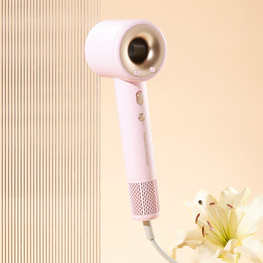 Chuchuang Mommy negative ion quick-drying hair dryer uses a high-concentration negative ion generator to smooth out frizz and smooth hair.