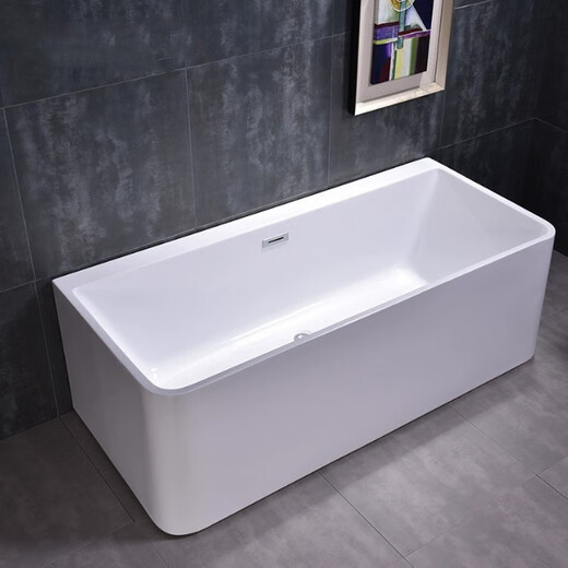Jomoo's new 2025 acrylic seamless one-piece bathtub for home lying and four-skirt adult bathtub independent factory direct sales independent bathtub 1.5 meters