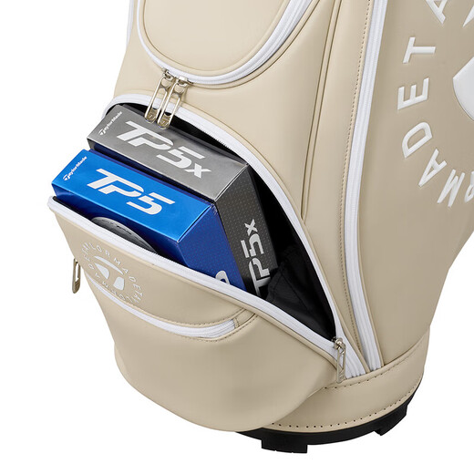 Taylormade泰勒梅高尔夫球包男士休闲时尚结实耐用抗压球杆包 2025新款 M13565 米黄色 均码