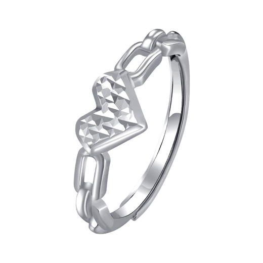 CHINA GOLD PT950 love chain platinum ring hollow ring as a birthday gift for girlfriend and wife, about 3.1g