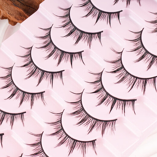 Hard stems can support false eyelashes, Little Devil, False Eyelashes, Hard stems, False Eyelashes, Hairy Mom's Sexy Comics, Ten Pairs of Black Stems, 009 Little Devil (not glue-free)