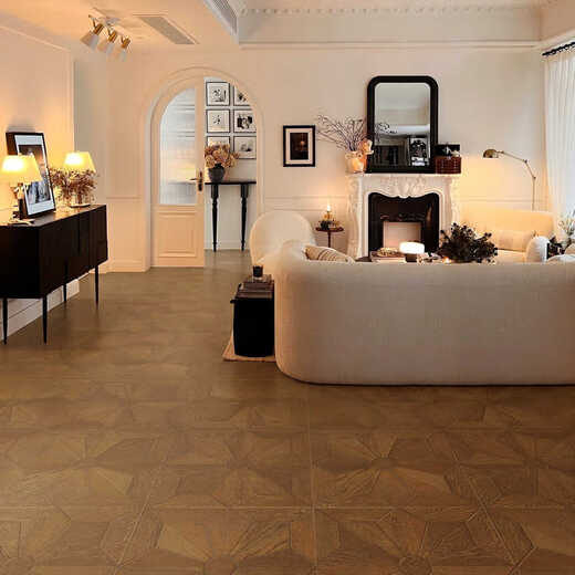 Ji Litian Medieval Parquet Parquet Lamined Pisos de madera Hogar de arte antiguo Piso de ropa de arte de arte de la antigua.