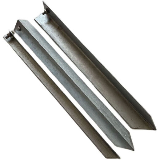 Grounding pile strong and weak current electric box hot-dip galvanized angle iron grounding wire grounding pole lightning protection monitoring grounding rod 4# 1.5m grounding pile thickness 3.3mm