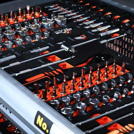 NB final warranty of 720 pieces and 521 pieces for auto repair special tool cart set with high strength and thickened removable 7-layer drawer repair 7-layer economical tool cart