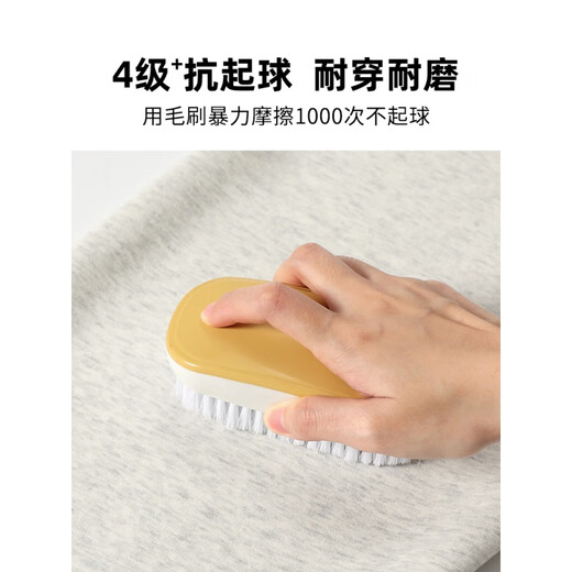 刘潮布加绒男士卫衣冬季情侣长袖T恤内搭打底衫 3271藏青色【310g重磅棉 不褪色 M