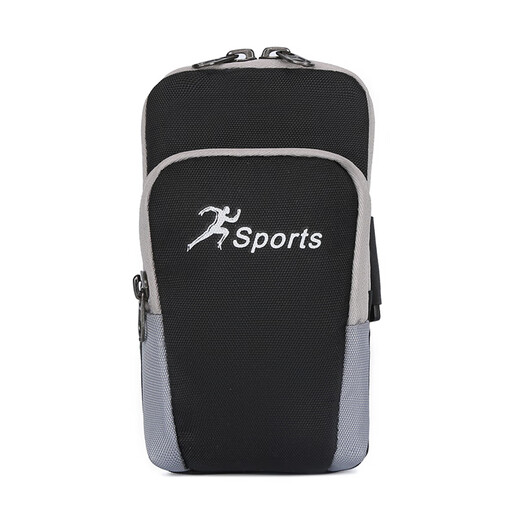 Jatulu sports mobile phone bag running Huawei mobile phone arm bag vivo mobile phone bag clutch cover women's universal black