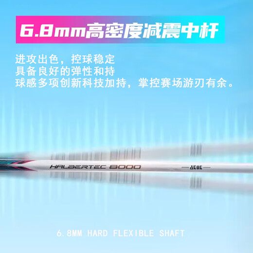 李宁战戟8000羽毛球拍傅海峰同款战拍雷霆80谌龙同款比赛高端专业单拍 【奥运冠军推荐】战戟8000 4UG5 默认空拍发货（送李宁手胶）