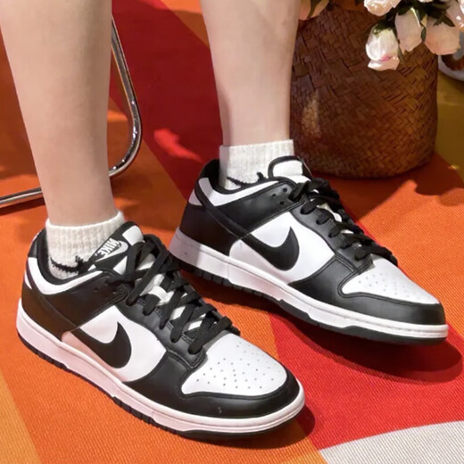 NIKE耐克男鞋女鞋夏季新款Dunk Low情侣运动鞋时尚百搭低帮休闲鞋子女 DD1391/CW1590-100黑白熊猫 38 （GS）