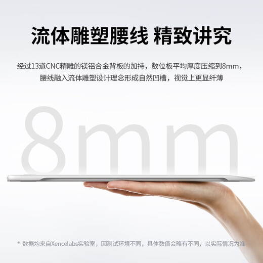 Xencelabs Matisse Nebula White Digital Tablet Handwriting Tablet Hand Drawing Tablet Writing Tablet with Computer Drawing Tablet Drawing Tablet Online Class Teacher Electronic Drawing Tablet Wireless Bluetooth Board